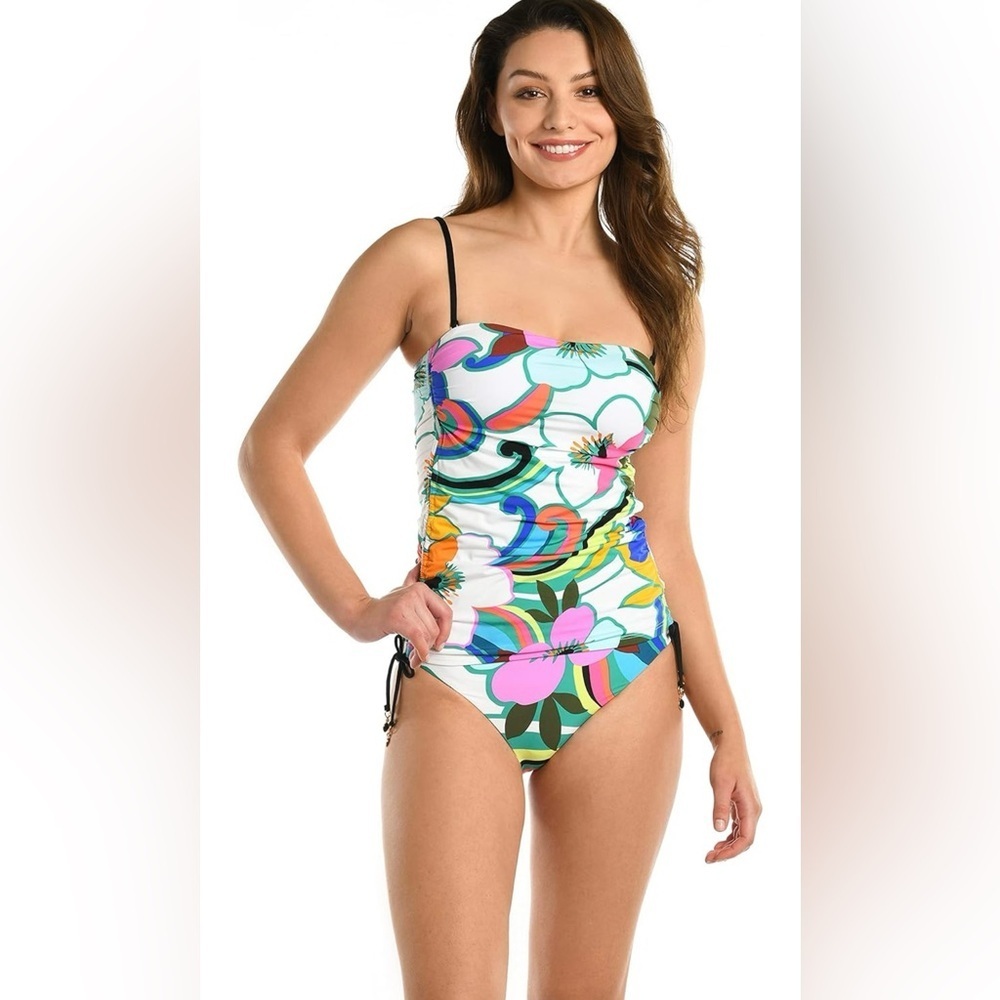 La Blanca Women's Standard Bandeau Tankini Swimsuit Top